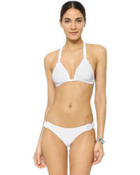 Top de bikini blanc Vix Paula Hermanny