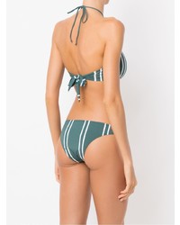 Top de bikini bleu canard BRIGITTE