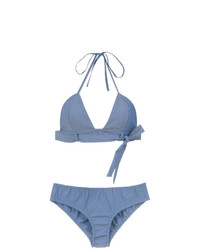 Top de bikini bleu clair Adriana Degreas