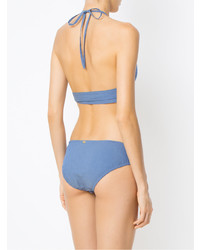 Top de bikini bleu clair Adriana Degreas