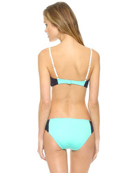 Top de bikini bleu clair Kate Spade
