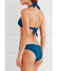 Top de bikini bleu marine Heidi Klein