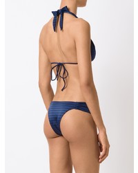 Top de bikini bleu marine BRIGITTE
