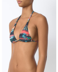 Top de bikini bleu marine Lygia & Nanny