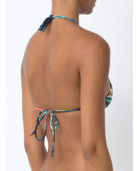 Top de bikini bleu marine Lygia & Nanny