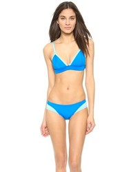 Top de bikini bleu Cynthia Rowley