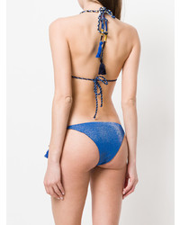 Top de bikini bleu Anjuna