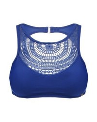 Top de bikini bleu Roxy