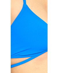 Top de bikini bleu Tory Burch