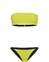 Top de bikini chartreuse Jean Yu