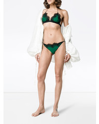 Top de bikini en dentelle vert Oseree