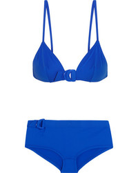 Top de bikini géométrique bleu Eres