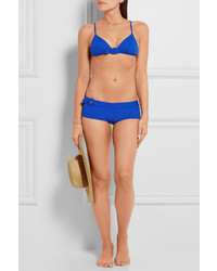 Top de bikini géométrique bleu Eres