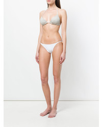 Top de bikini gris Gentry Portofino