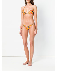 Top de bikini imprimé jaune Vix Paula Hermanny
