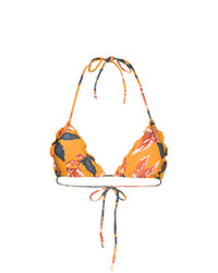 Top de bikini imprimé jaune Vix Paula Hermanny