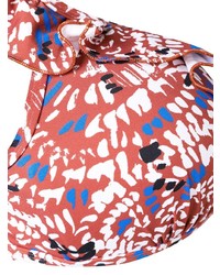 Top de bikini imprimé léopard multicolore Emmanuela Swimwear