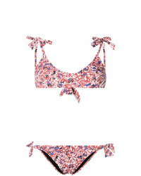 Top de bikini imprimé multicolore Emmanuela Swimwear