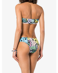 Top de bikini imprimé multicolore Ellie Rassia