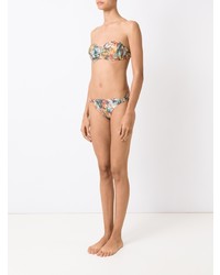 Top de bikini imprimé multicolore Lygia & Nanny