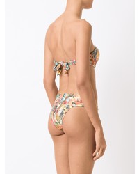 Top de bikini imprimé multicolore Lygia & Nanny