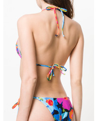 Top de bikini imprimé multicolore Mara Hoffman