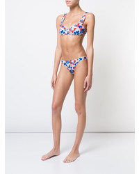 Top de bikini imprimé multicolore Morgan Lane