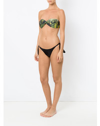 Top de bikini imprimé olive Lygia & Nanny