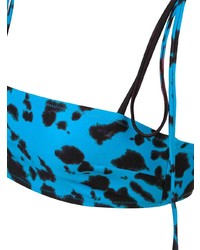 Top de bikini imprimé tie-dye bleu Proenza Schouler