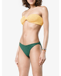 Top de bikini jaune Hunza G