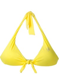 Top de bikini jaune Blumarine