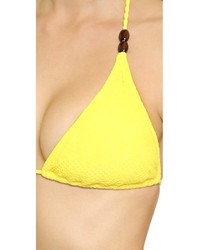 Top de bikini jaune Heidi Klein