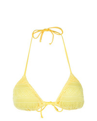 Top de bikini jaune Cecilia Prado