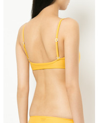 Top de bikini jaune Duskii