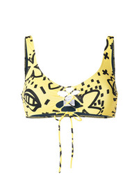 Top de bikini jaune Roseanna