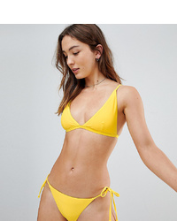Top de bikini jaune South Beach