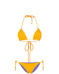 Top de bikini jaune TARA MATTHEWS