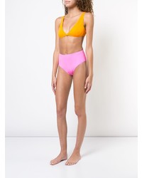 Top de bikini jaune Solid & Striped