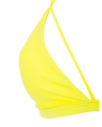 Top de bikini jaune Dion Lee