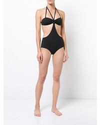 Top de bikini noir Morgan Lane