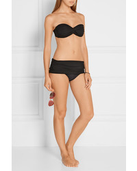 Top de bikini noir Norma Kamali