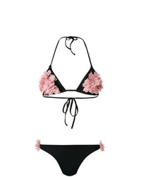 Top de bikini noir La Reveche