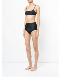 Top de bikini noir Matteau