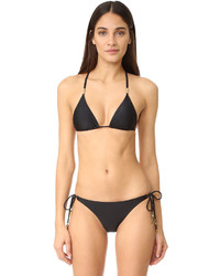 Top de bikini noir Vix Paula Hermanny