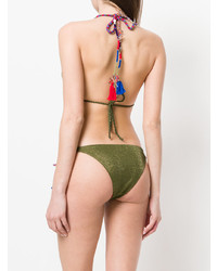 Top de bikini olive Anjuna