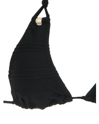 Top de bikini orné noir Amir Slama