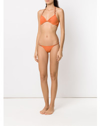 Top de bikini orné orange Amir Slama