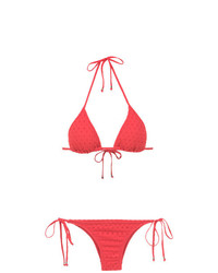 Top de bikini rouge Amir Slama