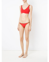 Top de bikini rouge Amir Slama