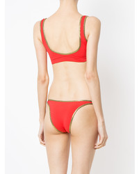 Top de bikini rouge Amir Slama